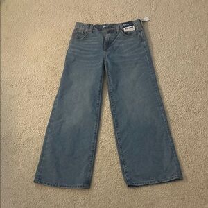 Old Navy Women's Wide Leg Blue Jeans